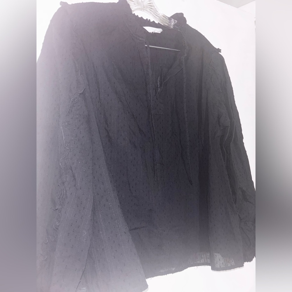 Black Sheer Blouse